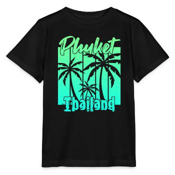 Phuket Thailand Sonnenuntergang - Stanley/Stella Kinder T-Shirt MINI CREATOR  - Schwarz - Vorne - Mikhail (115cm)