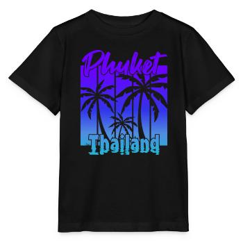Phuket Thailand Sonnenuntergang - Stanley/Stella Kinder T-Shirt MINI CREATOR  - Schwarz - Vorne - Mikhail (115cm)