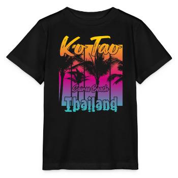Ko Tao Sairee Beach Thailand - Stanley/Stella MINI CREATOR Kids’ T-Shirt - black - Front - Mikhail (115cm)