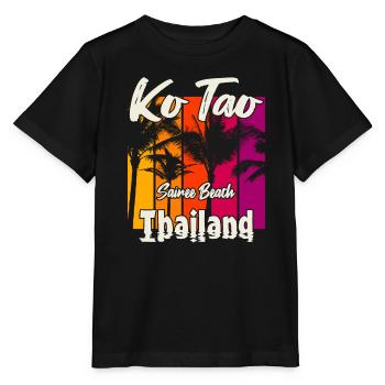Ko Tao Sairee Beach Thailand - Stanley/Stella MINI CREATOR Kids’ T-Shirt - black - Front - Mikhail (115cm)