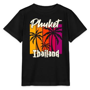 Phuket Thailand Sonnenuntergang - Stanley/Stella Kinder T-Shirt MINI CREATOR  - Schwarz - Vorne - Mikhail (115cm)