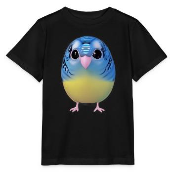 Observation des oiseaux - T-shirt bio MINI CREATOR Stanley/Stella Enfant - noir - Devant - Mikhail (115cm)