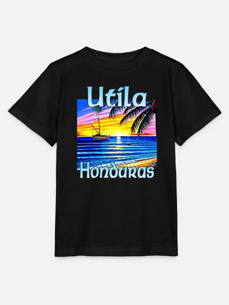 Utila Honduras - Stanley/Stella Kinder T-Shirt MINI CREATOR - Schwarz