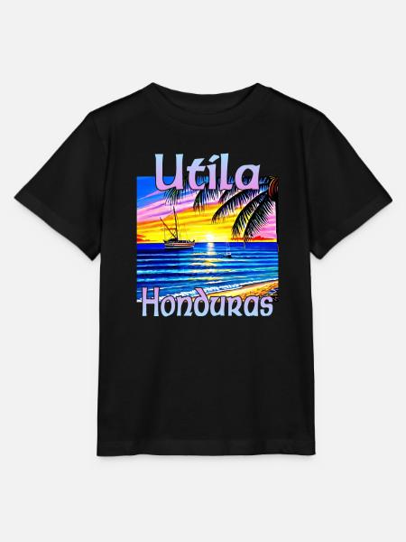 Utila Honduras - Stanley/Stella Kinder T-Shirt MINI CREATOR - Schwarz