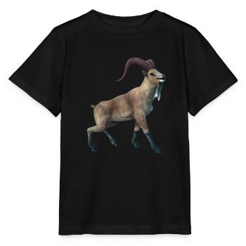 Realistische Markhor - Stanley/Stella Kinder T-Shirt MINI CREATOR  - Schwarz - Vorne - Mikhail (115cm)