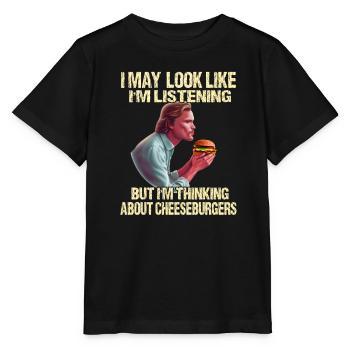 Gedankenwelt der Cheeseburger - Stanley/Stella Kinder T-Shirt MINI CREATOR  - Schwarz - Vorne - Mikhail (115cm)