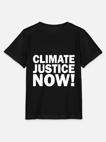 Climate justice now - Stanley/Stella Kinder T-Shirt MINI CREATOR - Schwarz