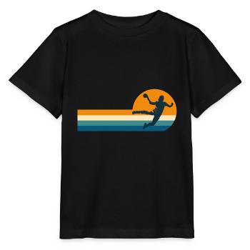 Handball handball handball player - Stanley/Stella MINI CREATOR Kids’ T-Shirt - black - Front - Mikhail (115cm)