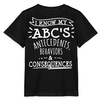 Behavioral Analyst Therapist Psychologist - Stanley/Stella MINI CREATOR Kids’ T-Shirt - black - Front - Mikhail (115cm)