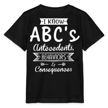 Behavioral Analyst Therapist Psychologist - Stanley/Stella MINI CREATOR Kids’ T-Shirt - black - Front - Mikhail (115cm)