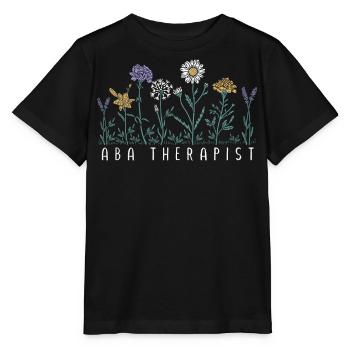 Thérapeute floral - T-shirt bio MINI CREATOR Stanley/Stella Enfant - noir - Devant - Mikhail (115cm)