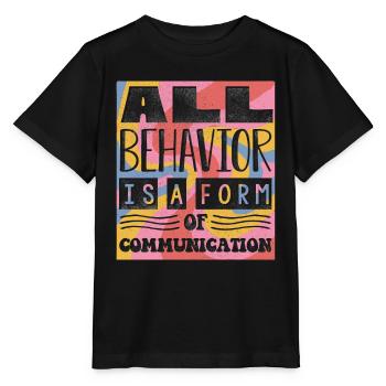 ABA -Therapeut, ABA -Therapie, Therapeut, SPEd - Stanley/Stella Kinder T-Shirt MINI CREATOR  - Schwarz - Vorne - Mikhail (115cm)