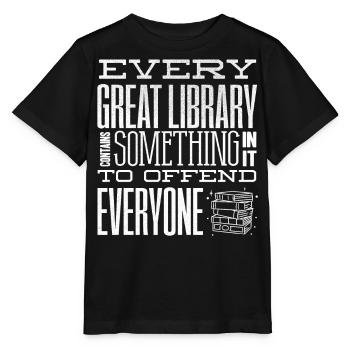 Bibliothekar, Bibliothek - Stanley/Stella Kinder T-Shirt MINI CREATOR  - Schwarz - Vorne - Mikhail (115cm)