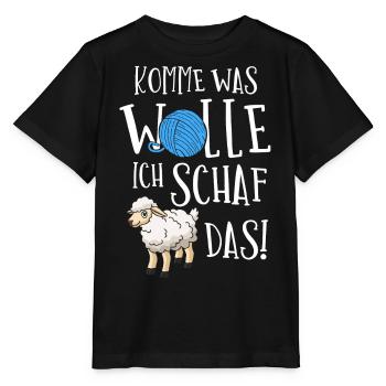 Schaf, Hirte, Schafhirte, Schafzucht - Stanley/Stella Kinder T-Shirt MINI CREATOR  - Schwarz - Vorne - Mikhail (115cm)