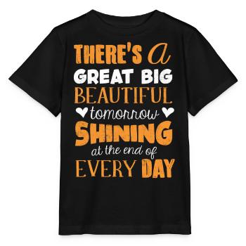 Es Gibt Morgen Ein Großes Schönes Schönes Schönes - Stanley/Stella Kinder T-Shirt MINI CREATOR  - Schwarz - Vorne - Mikhail (115cm)