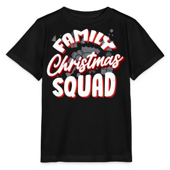 Christmas party of the family, Christmas party - Stanley/Stella MINI CREATOR Kids’ T-Shirt - black - Front - Mikhail (115cm)