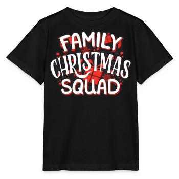 Christmas party of the family, Christmas party - Stanley/Stella MINI CREATOR Kids’ T-Shirt - black - Front - Mikhail (115cm)