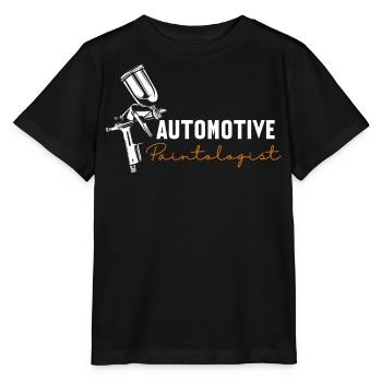 Peintre automobile, Peintreologue Peintre automobile - T-shirt bio MINI CREATOR Stanley/Stella Enfant - noir - Devant - Mikhail (115cm)