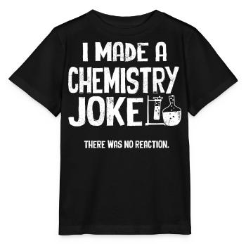 Chemistry teacher, chemistry joke - Stanley/Stella MINI CREATOR Kids’ T-Shirt - black - Front - Mikhail (115cm)