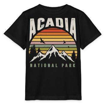 Acadia National Park - Stanley/Stella MINI CREATOR Kids’ T-Shirt - black - Front - Mikhail (115cm)