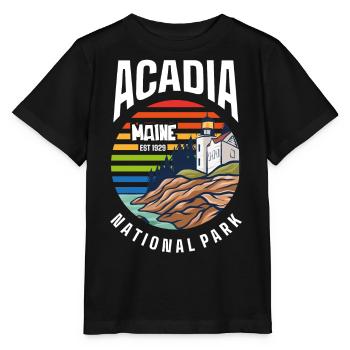 Acadia National Park - Stanley/Stella MINI CREATOR Kids’ T-Shirt - black - Front - Mikhail (115cm)
