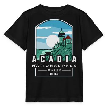 Acadia National Park - Stanley/Stella MINI CREATOR Kids’ T-Shirt - black - Front - Mikhail (115cm)
