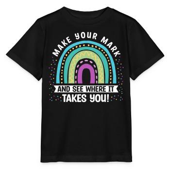 Machen Sie Sich Einen Zeichen Und Sehen Sie - Stanley/Stella Kinder T-Shirt MINI CREATOR  - Schwarz - Vorne - Mikhail (115cm)
