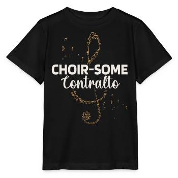 Chanteur d’opéra, voix, opéra - T-shirt bio MINI CREATOR Stanley/Stella Enfant - noir - Devant - Mikhail (115cm)