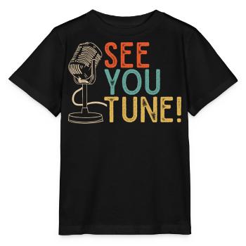 Chanteur d’opéra, voix, opéra - T-shirt bio MINI CREATOR Stanley/Stella Enfant - noir - Devant - Mikhail (115cm)