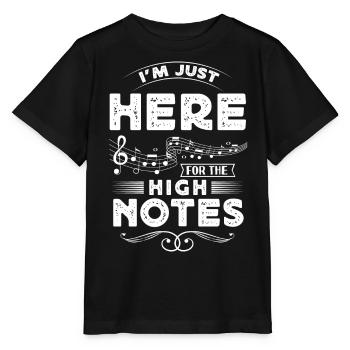 Chanteur d’opéra, voix, opéra - T-shirt bio MINI CREATOR Stanley/Stella Enfant - noir - Devant - Mikhail (115cm)