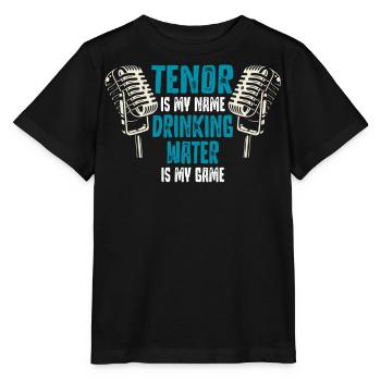 Chanteur d’opéra, voix, opéra - T-shirt bio MINI CREATOR Stanley/Stella Enfant - noir - Devant - Mikhail (115cm)