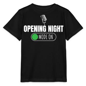 Chanteur d’opéra, voix, opéra - T-shirt bio MINI CREATOR Stanley/Stella Enfant - noir - Devant - Mikhail (115cm)