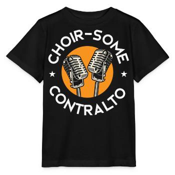 Chanteur d’opéra, voix, opéra - T-shirt bio MINI CREATOR Stanley/Stella Enfant - noir - Devant - Mikhail (115cm)