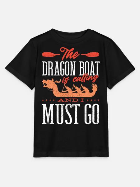 Drachenbootrennen, Schlaganfalldrachenboote - Stanley/Stella Kinder T-Shirt MINI CREATOR - Schwarz