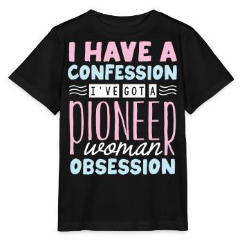 Obsession of the pioneer - Stanley/Stella MINI CREATOR Kids’ T-Shirt - black - Front - Mikhail (115cm)