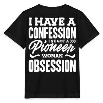 Obsession of the pioneer - Stanley/Stella MINI CREATOR Kids’ T-Shirt - black - Front - Mikhail (115cm)