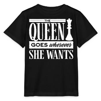 chess, chess player, chess quote - Stanley/Stella MINI CREATOR Kids’ T-Shirt - black - Front - Mikhail (115cm)