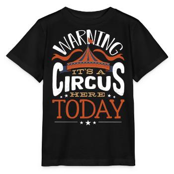 Children's party with circus themes - Stanley/Stella MINI CREATOR Kids’ T-Shirt - black - Front - Mikhail (115cm)