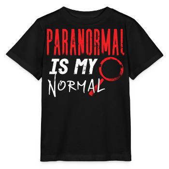 Ghost Hunter, compteur EMF, caméra thermique - T-shirt bio MINI CREATOR Stanley/Stella Enfant - noir - Devant - Mikhail (115cm)