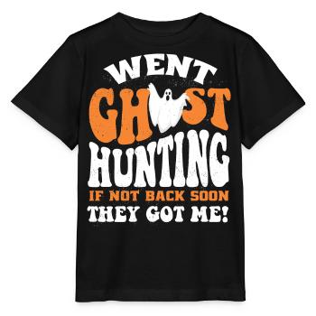Ghost Hunter, compteur EMF, caméra thermique - T-shirt bio MINI CREATOR Stanley/Stella Enfant - noir - Devant - Mikhail (115cm)