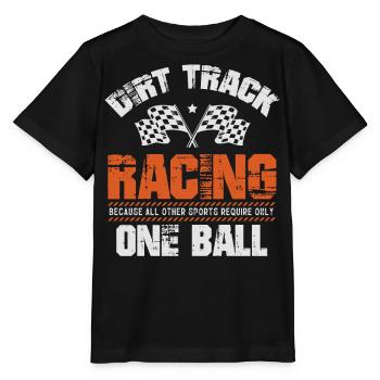 Dirt Track Racing, Motocross bikers, Motocross - Stanley/Stella MINI CREATOR Kids’ T-Shirt - black - Front - Mikhail (115cm)