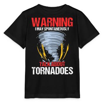 Meteorologist, meteorologist, weather forecast - Stanley/Stella MINI CREATOR Kids’ T-Shirt - black - Front - Mikhail (115cm)