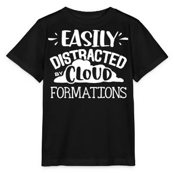 Wolkenbildung, Meteorologe - Stanley/Stella Kinder T-Shirt MINI CREATOR  - Schwarz - Vorne - Mikhail (115cm)