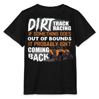 Dirt Track Racing - Stanley/Stella MINI CREATOR Kids’ T-Shirt - black - Front - Mikhail (115cm)