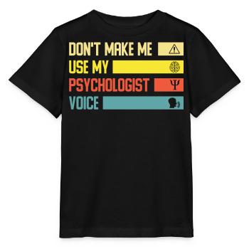 Psychologe - Stanley/Stella Kinder T-Shirt MINI CREATOR  - Schwarz - Vorne - Mikhail (115cm)