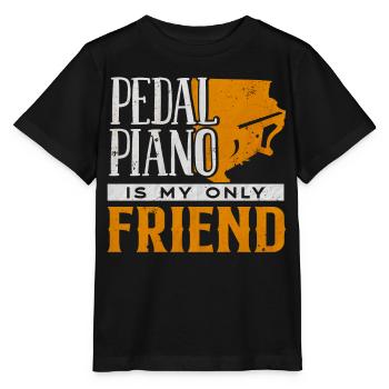 Pianiste, professeur de piano, pianiste, - T-shirt bio MINI CREATOR Stanley/Stella Enfant - noir - Devant - Mikhail (115cm)