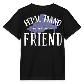 Pianiste, professeur de piano, pianiste, - T-shirt bio MINI CREATOR Stanley/Stella Enfant - noir - Devant - Mikhail (115cm)