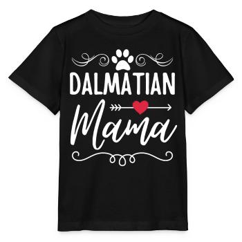 Maman dalmate - T-shirt bio MINI CREATOR Stanley/Stella Enfant - noir - Devant - Mikhail (115cm)