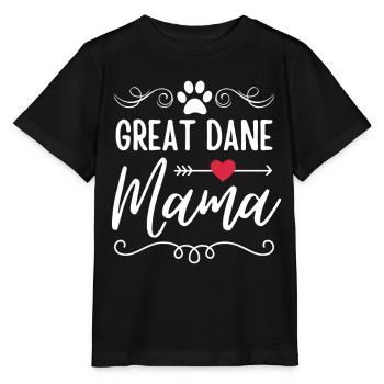 Maman dogue - T-shirt bio MINI CREATOR Stanley/Stella Enfant - noir - Devant - Mikhail (115cm)