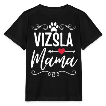 Vizsla Mama - T-shirt bio MINI CREATOR Stanley/Stella Enfant - noir - Devant - Mikhail (115cm)